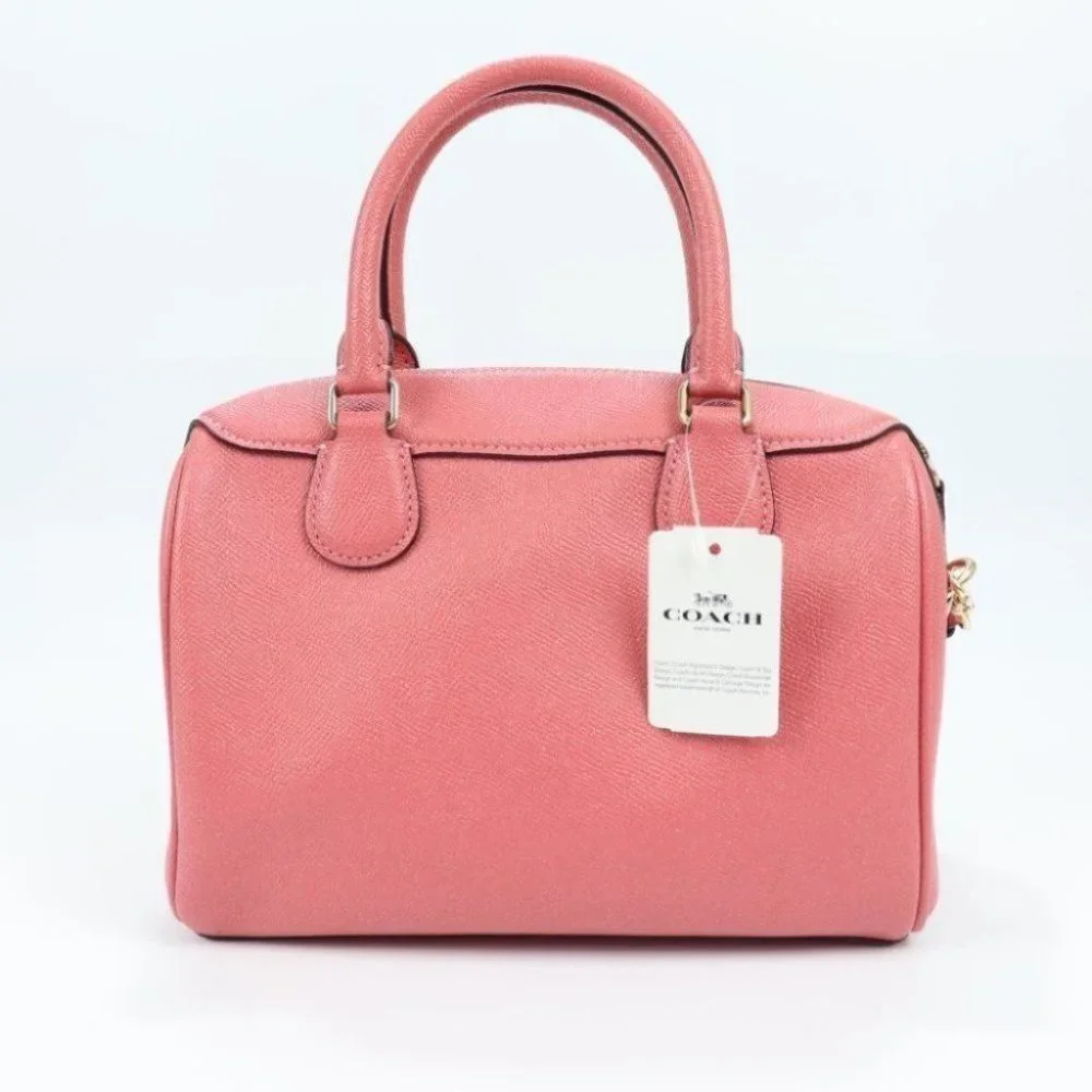 Mini Bennett Peony Glitter Satchel Bag F31377 - Picture 2 of 16